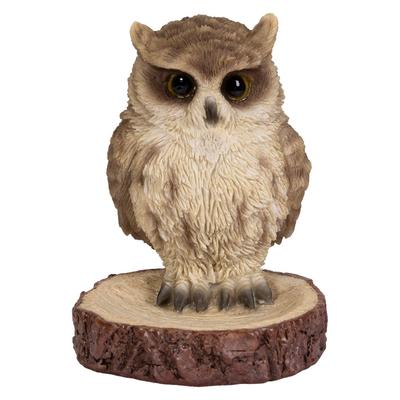 Зажим-держатель Ubia в виде совы, 7,5 x 6 x 8,5 см, Фигурка куклы, Украшение-животное, Декор для сада, Реалистичная, Милая птица, H22230