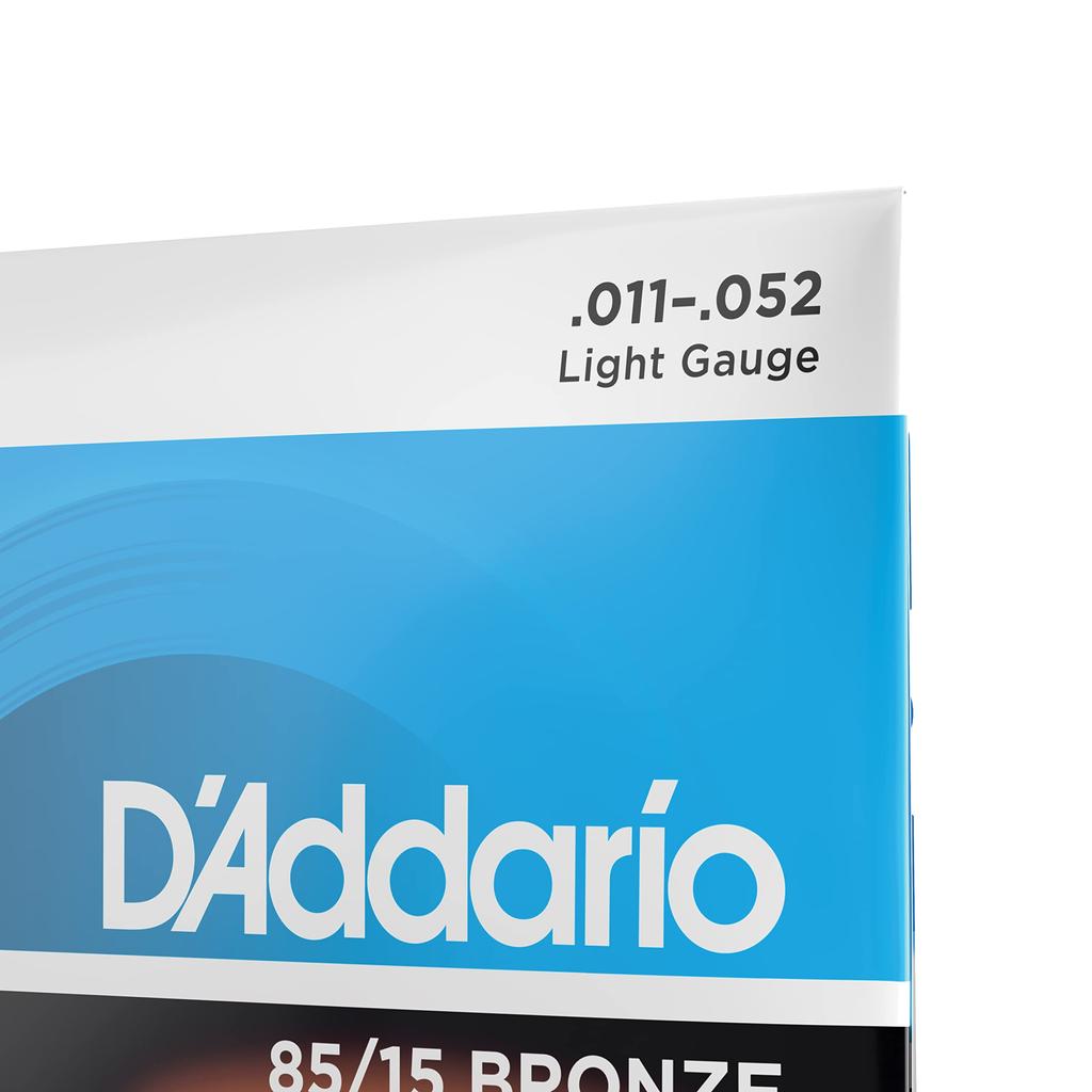 Струны для акустической гитары American Bronze Light EZ910 D'Addario 85/15 .011-.052 []