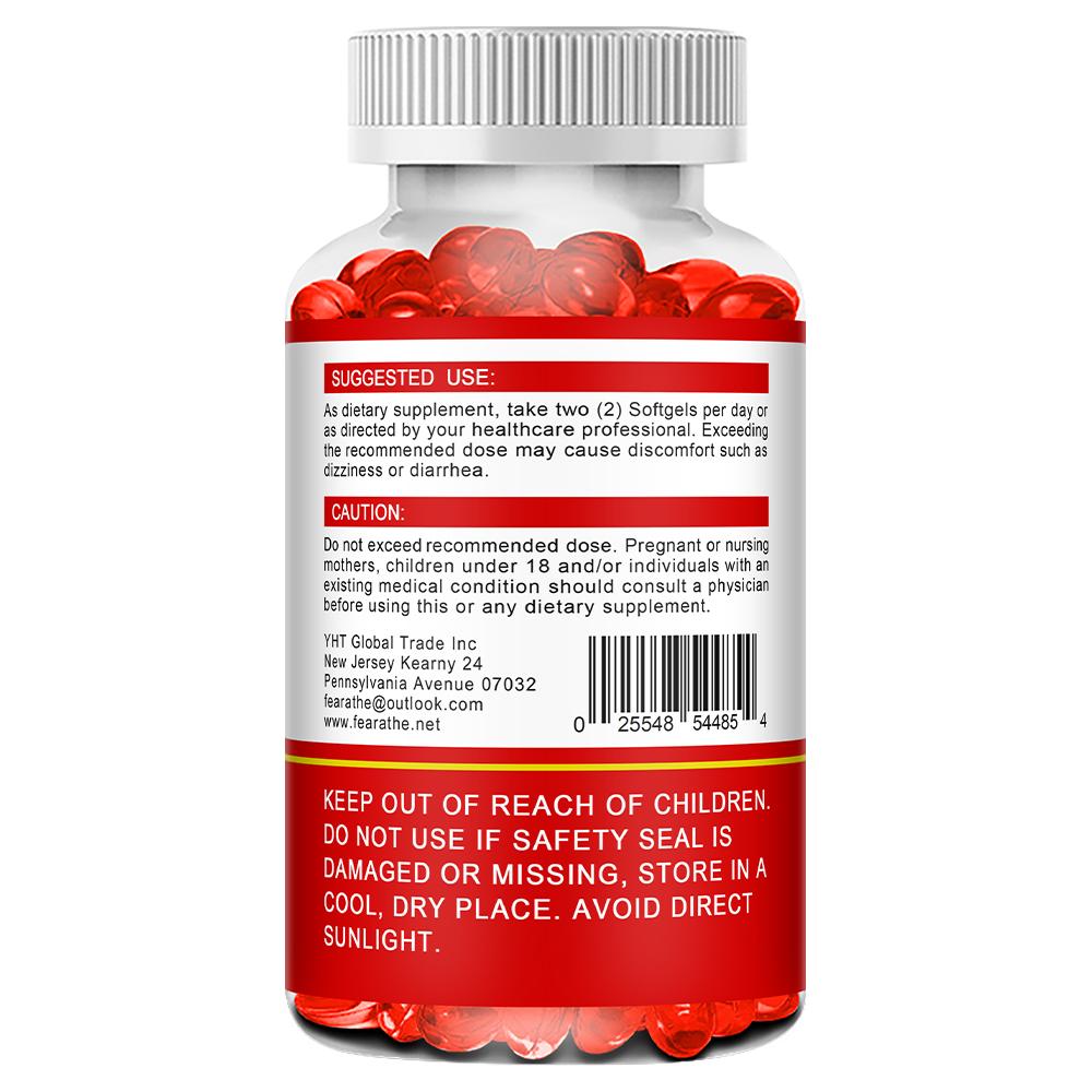 Fearathe CoQ10 200mg + Omega-3s Softgels, 120 Count