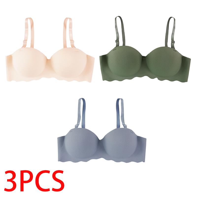 Женский дышащий бюстгальтер, летний бесшовный бюстгальтер, женское нижнее белье, сексуальный однотонный бюстгальтер Push Up, нижнее белье Bralette