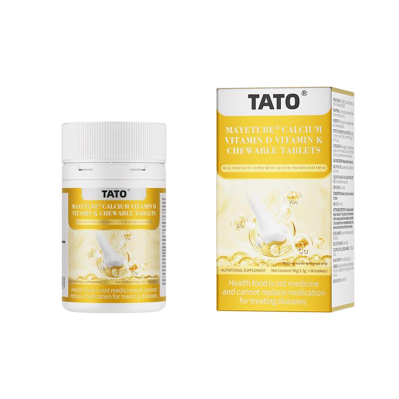 TATO Кальций и Витамины Жевательные Таблетки