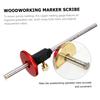 OSALADI Scriber Scraper Tool Wood Carpentry Marking Scriber Wood Marking Tool Wood Scriber Tool Wheel Marking Gauge Woodworking Marker