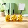 3D Printed Pen Storage Egg Holder, Funny Expression Pencil Double-hole Design, Fun Study Desk Decor Organizer for Office Creative Gift Colleagues