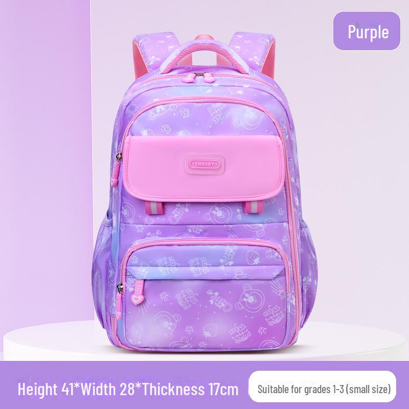 Large Capacity Backpack for Elementary Students with Side Opening and Cooler Compartment