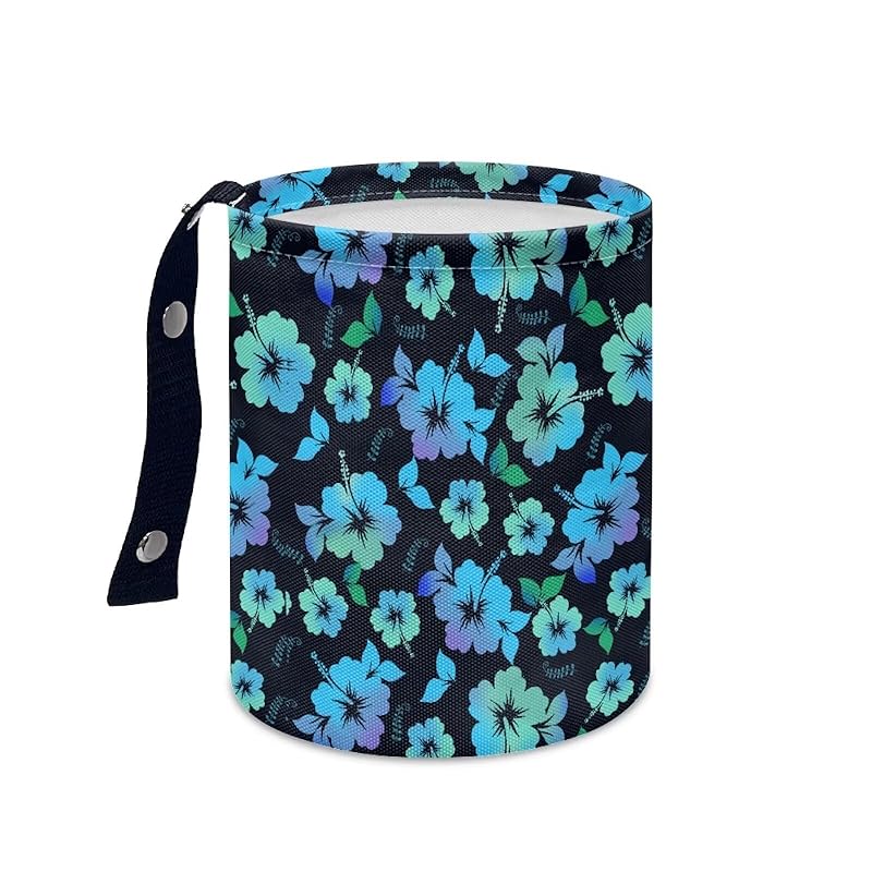 Daisy Cute Collapsible Portable Trash Can for Car Front Seat, Back Seat, Floor, Headrest Rubbish Bin