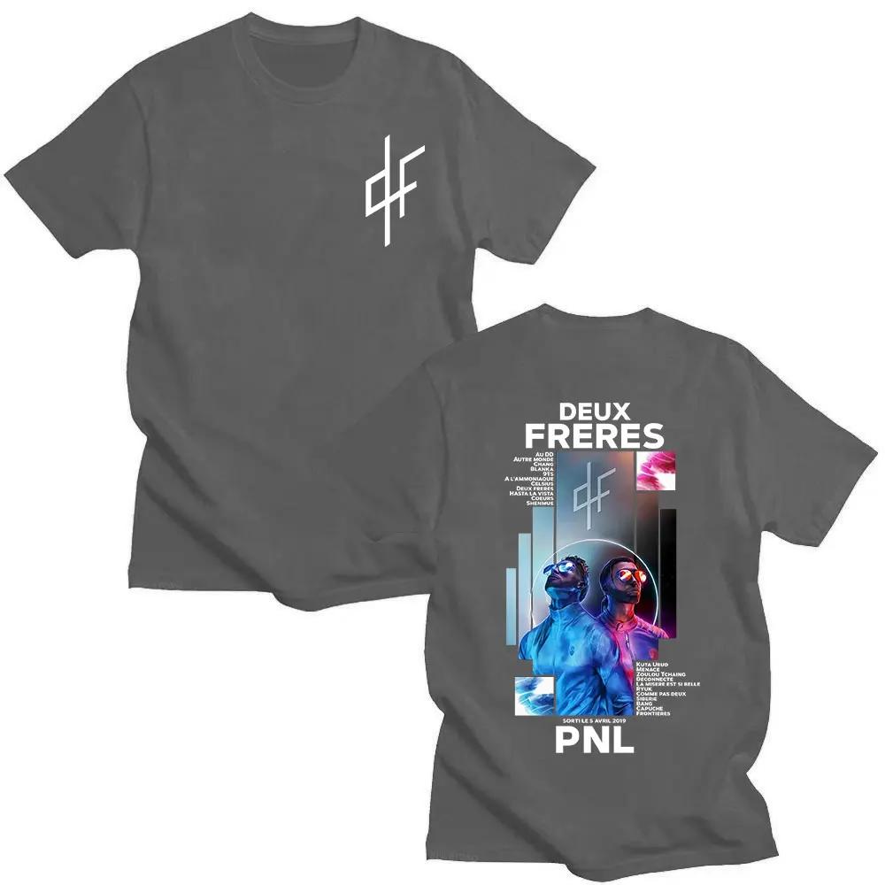 French Rapper PNL Le Monde Chico Album Graphic Tshirt Unisex Women Fashion Hip Hop Short Sleeve Tshirt Cotton Casual T Shirts Top