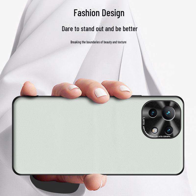 Чехол для телефона Xiaomi 11 Youth Edition Liquid Leather для защиты от падений — возможна доставка поштучно