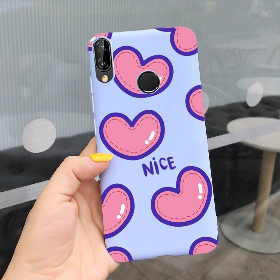 Чехол для Huawei P20 Lite Nova 3e ANE-LX1 ANE-LX2 Милый Мультяшный Конфетный Цвет Силиконовые Чехлы для Телефона Для Huawei P20lite Мягкая TPU Обложка