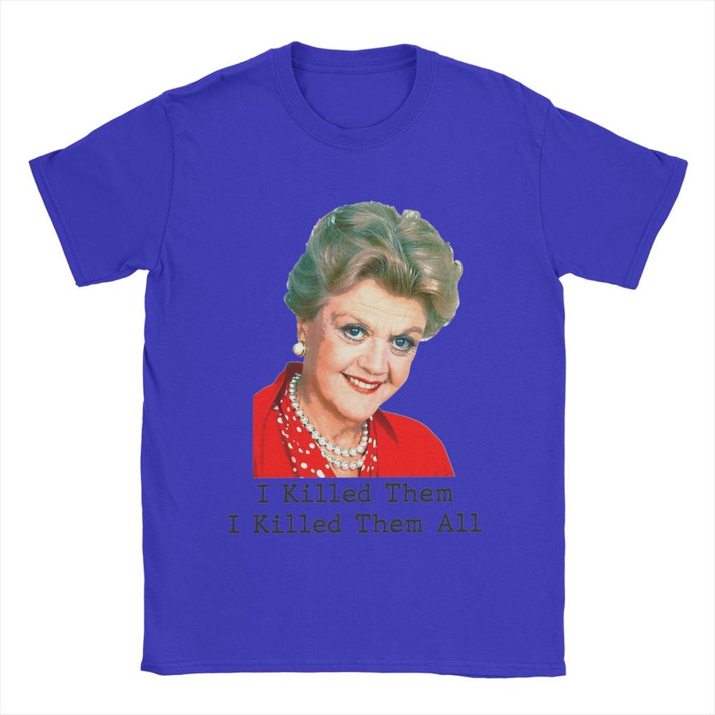 Murder She Wrote T-Shirt Men Fun Pure Cotton Tees Crewneck Short Sleeve T Shirt Graphic Printed Clothing