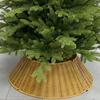 Rustic Christmas Tree Collar 28Inch Woven Wicker Tree Base Stand Cover For Artificial Holiday Decoration Ring Skirt Basket For  Tree, Natural & Stable