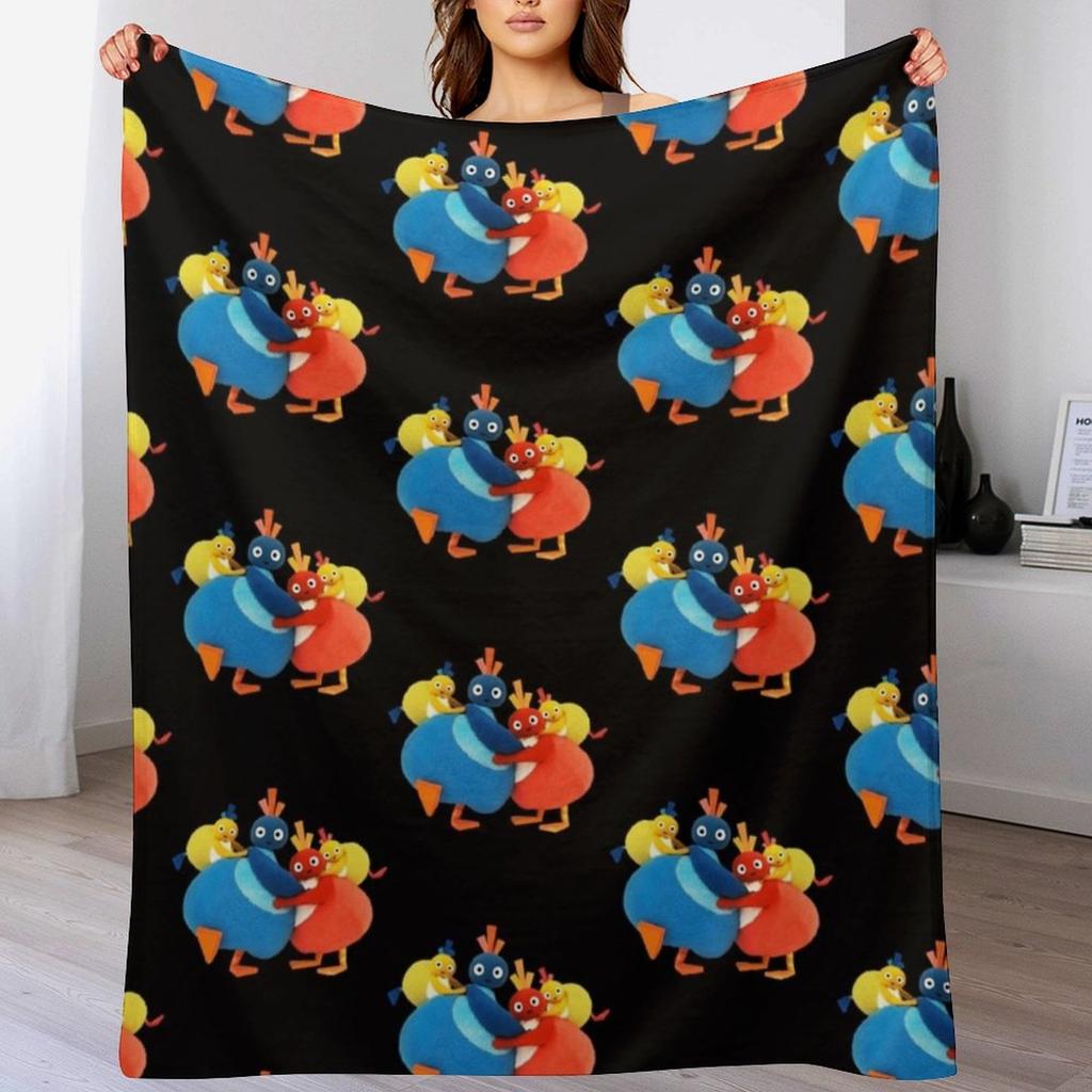 Twirlywoos Cute Characters Throw Blanket Weighted Luxury St Thermals For Travel warm winter Blankets