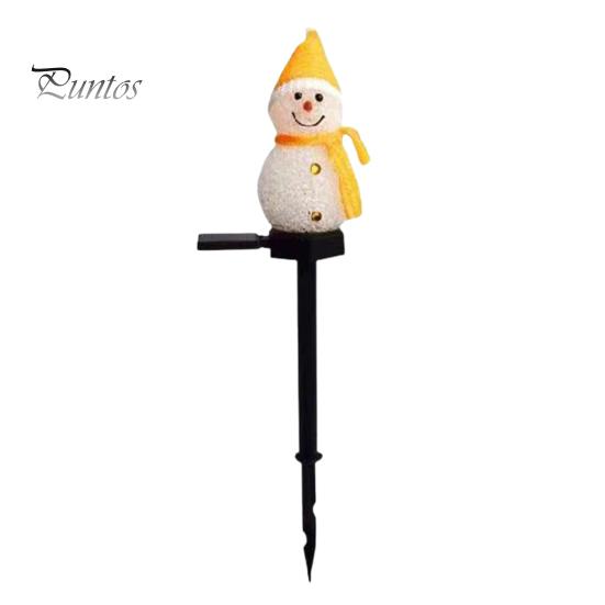 Снеговик Солнечный Светильник Светодиодный Солнечный Светильник Снеговик Водонепроницаемый Светильник Снеговик для Сада Патио Газон Рождественский Декор