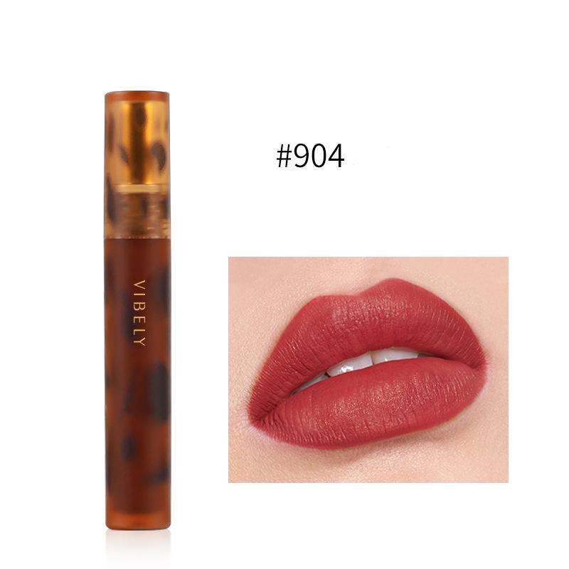 VIBELY Velvet Mist Матовая янтарная глазурь, не выцветает, не прилипает, цвет, грязь для губ