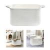 Decorative Woven Storage Basket for Shelves Cotton Rope Weaving Storage Bin Organsier for Toy Book Dirty Clothes