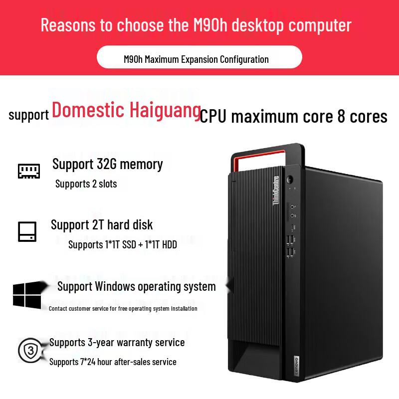 Настольный ПК Lenovo Kaitian M90h G1t Xinchuang (Китайская версия)