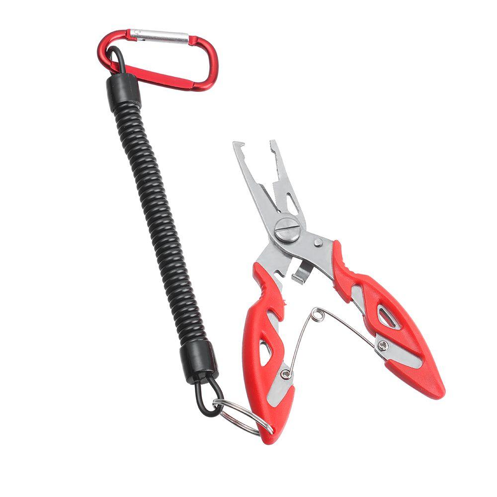 Многофункциональный резак для лески с пластиковой ручкой, ножницы из нержавеющей стали, плоскогубцы для рыбалки, приспособления для извлечения крючков