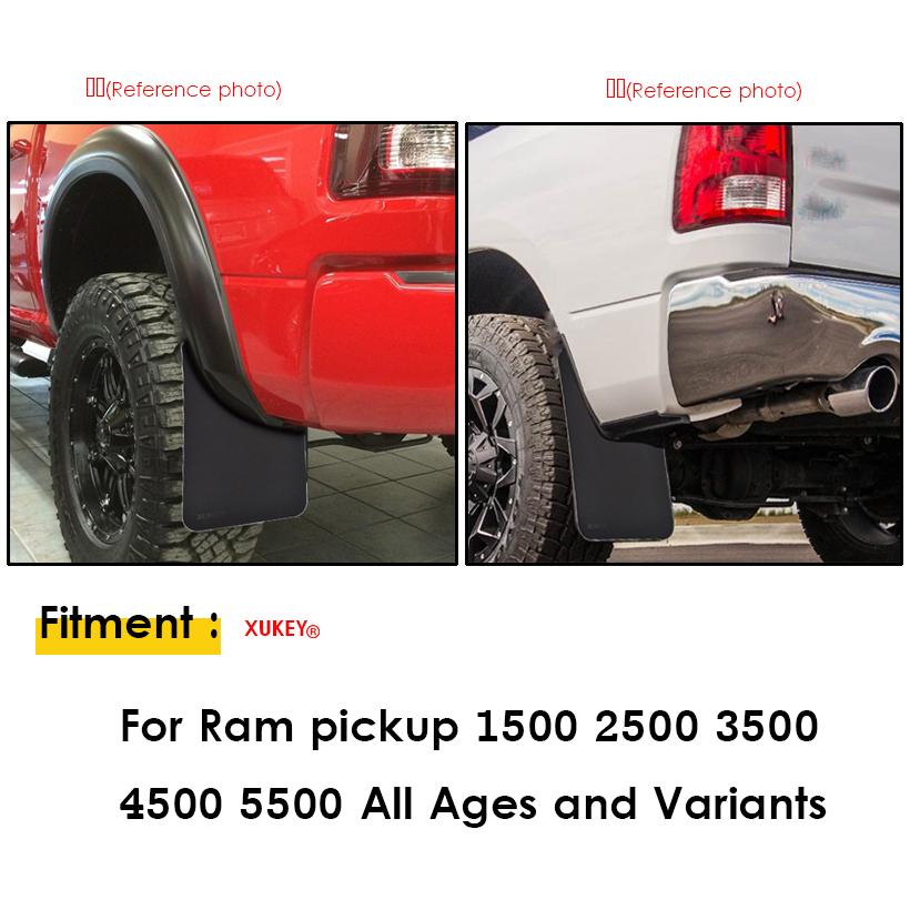 Для пикапа Dodge Ram 1500 2500 3500 4500 5500 SRT-10 4x4 DRW Rumble Bee Брызговики Брызговики Брызговики Fender Flare
