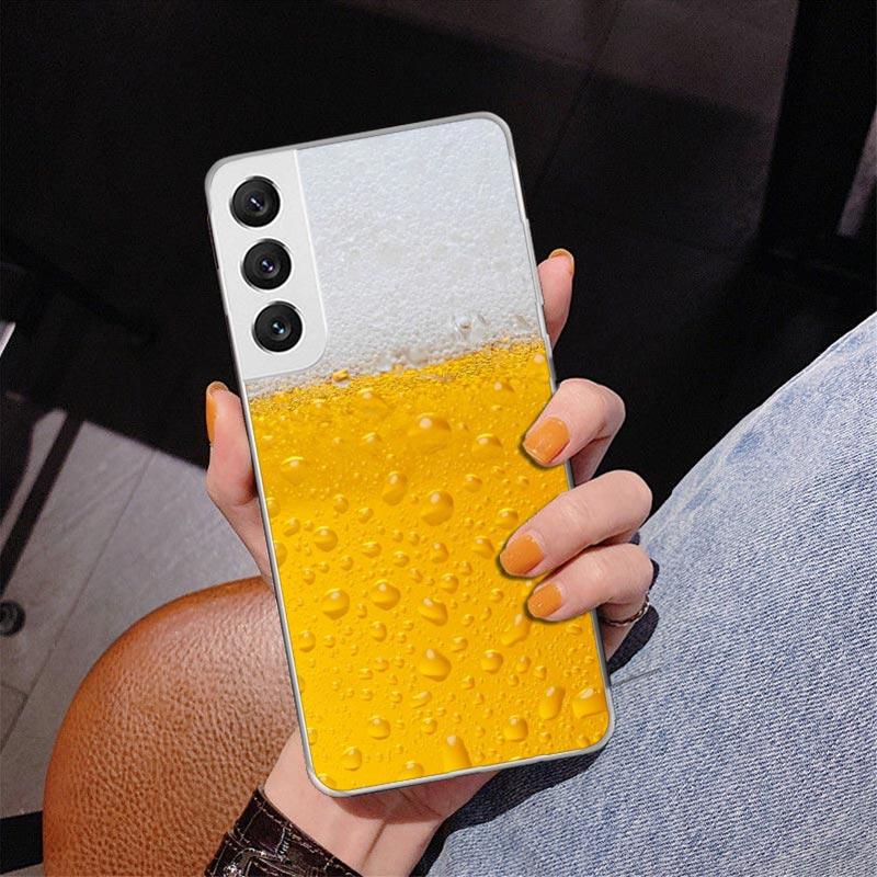 Food Fries Beer Cheese Sushi Cookie Phone Case For Samsung Galaxy S24 S25 Edge S26 Ultra S23 S22 S21 Plus S20 FE + Personalized