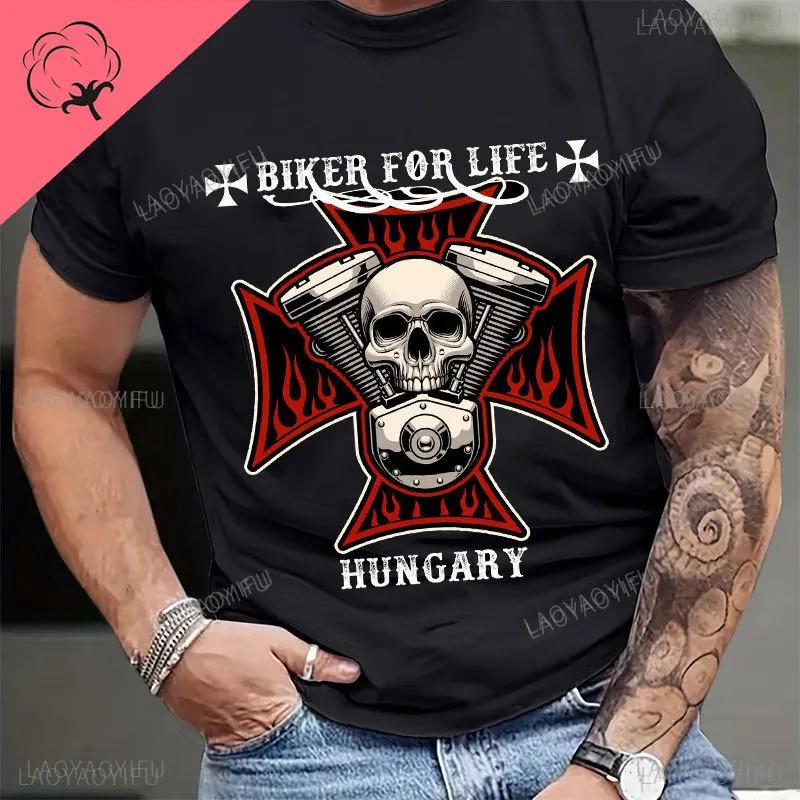 Футболка с изображением Иисуса из хлопка, новая футболка Schwarzes, футболка Old School Biker Iron Cross Skull Kreuz Dk109, футболка Ride To Live Motorcycle