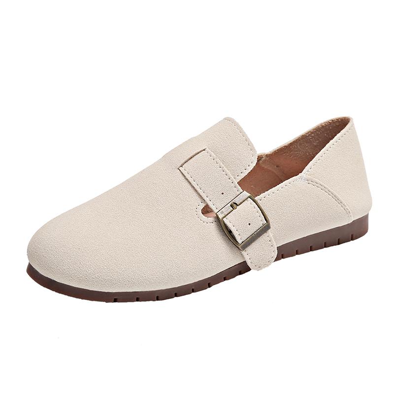 Модные женские туфли с круглым носком, повседневные женские туфли, универсальные осенние мягкие туфли на плоской подошве, мокасины в стиле ретро, удобные туфли для женщин