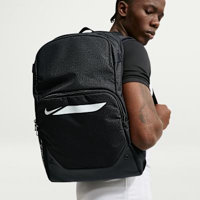 Unisex Bag Nike Polyester Backpacks Large Men's Black