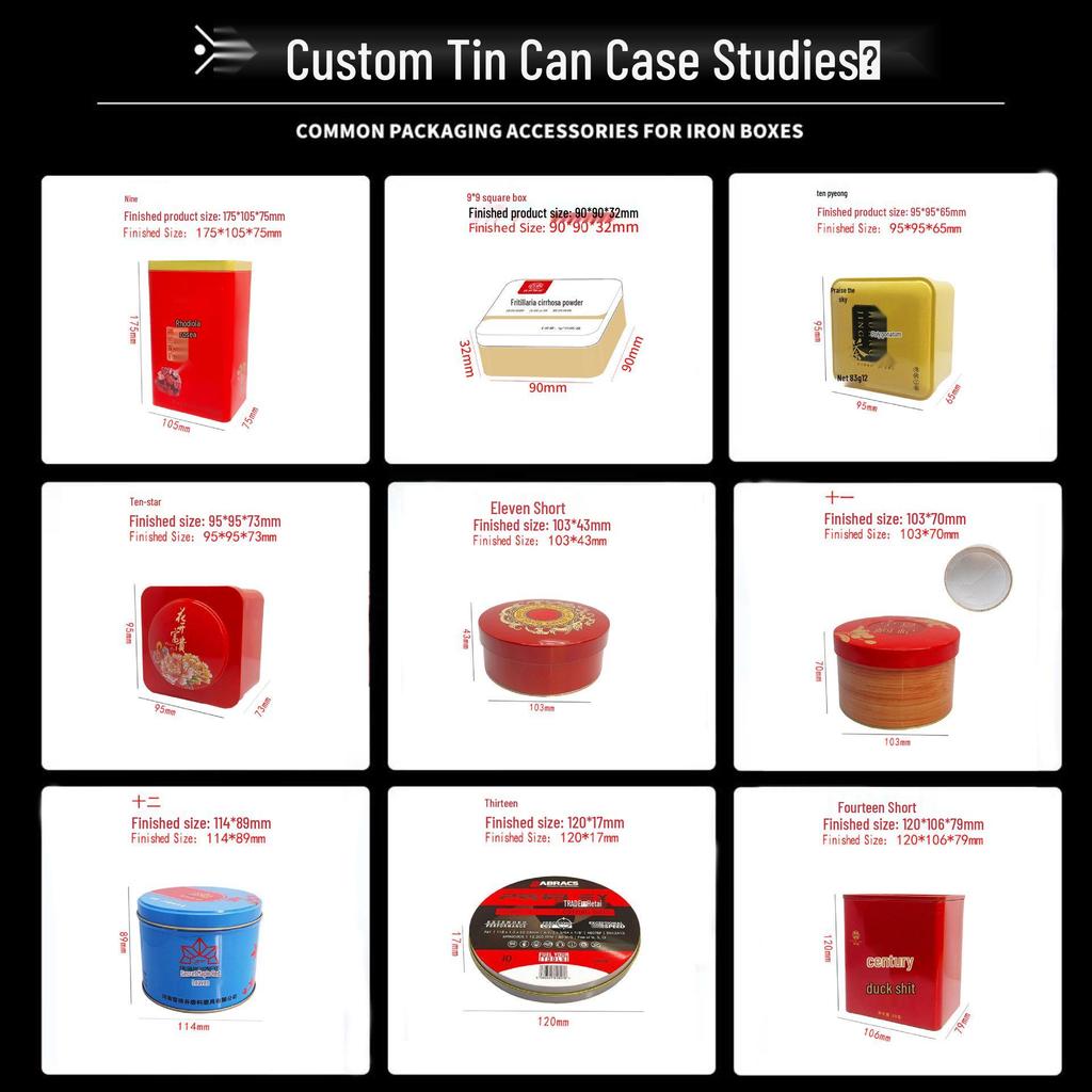 Hexagonal Tin Box for Sealed Health Products