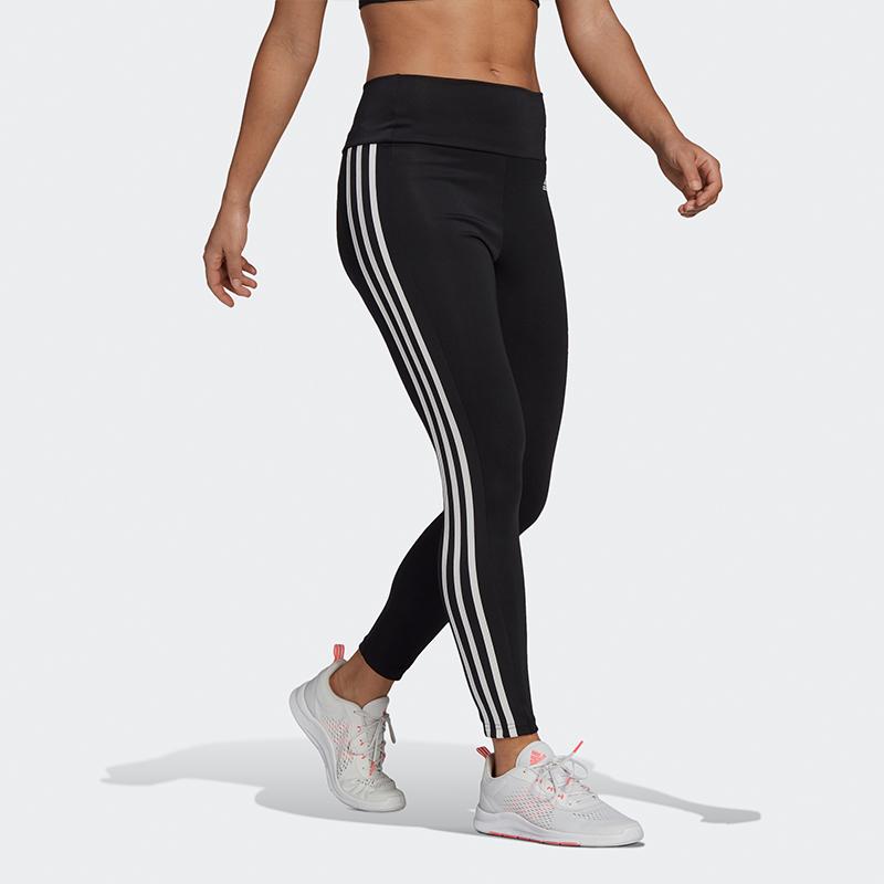 Adidas 3-Stripes 7/8 Tights Women Leggings Black GL4040