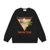 Unisex Oversized Cotton Graphic Print Crewneck Sweatshirt Winter Casual Wear