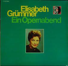 LP Record ELISABETH GRMMER Ein Opernabend 1C04728553 Dacapo Germany Classical Used