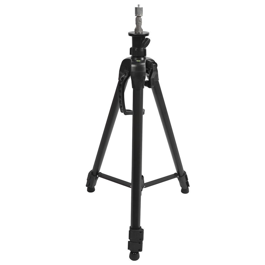 Tripod Level Stand Aluminum 360 Degree Rotation Level Tripod Holder with Multifunctional Hook