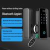 ZUCON F491 WiFi Умный стеклянный дверной замок с отпечатком пальца, китайская вилка (адаптер в комплекте)