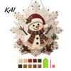 Winter Holiday Keepsake Crafts Christmas Faux Pearl Painting Suncatcher Art Kit, Acrylic Snowflake Shape Board Hanging Decorations with Lace Edge, 3D