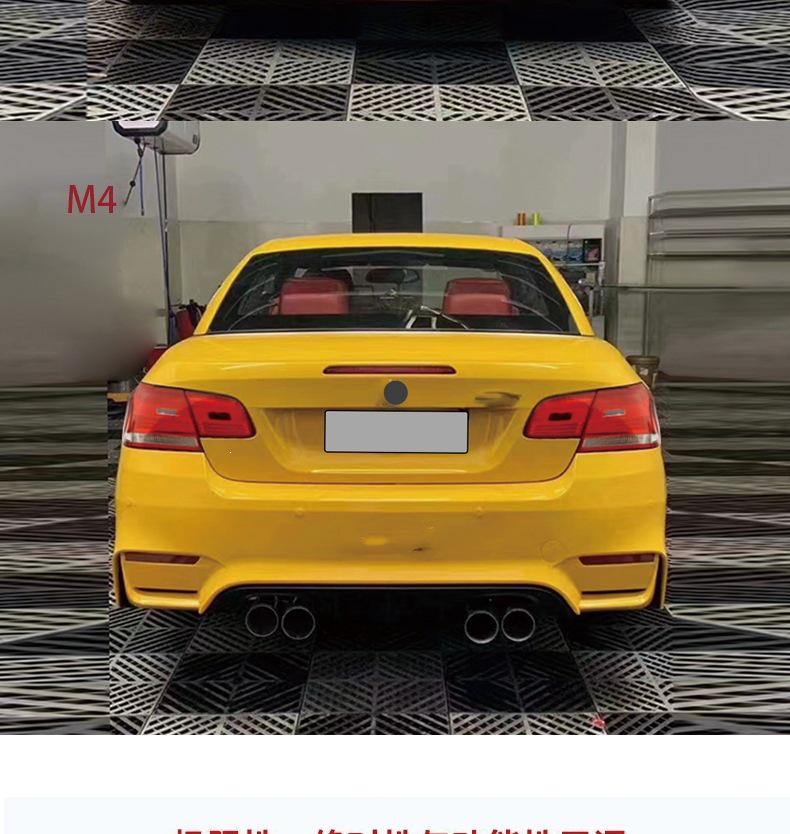 Комплект для тюнинга BMW E92 3 серии в стиле M3: Передний и задний бамперы, Решетка радиатора, Пороги, Выхлопная труба, Отверстия для противотуманных фар