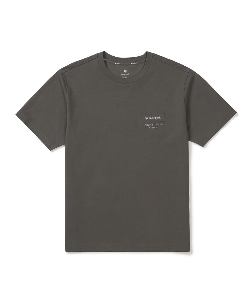 SNOWPEAK APPAREL Футболка с коротким рукавом Aerocool с тканой нашивкой (S26Mufts24) Темный хаки