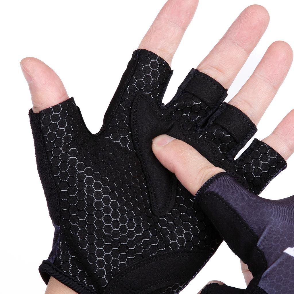 New UAE Cycling Gloves Bike ORBEA RACING Gloves Half Finger MTB Fitness Gloves Running Fitness Riding Bicycle Sports Gloves