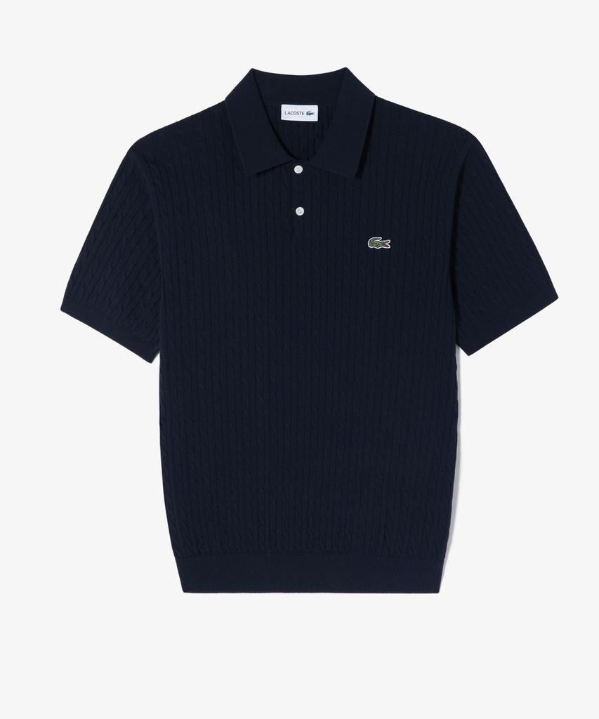 LACOSTE Мужской вязаный поло с коротким рукавом Ph368E-56G 166