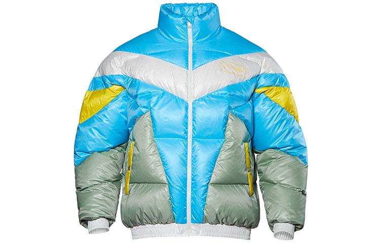 Men's Li-Ning Down Jackets Men's Blue Stand Collar Thickened Other