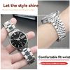 Ремешок из нержавеющей стали для Seiko Нет. 5 Sxns80 Snxs79 Snxs79k Snxs77 Snxs73 Изогнутый Ремешок Браслет Аксессуары Наручный Ремешок 19мм
