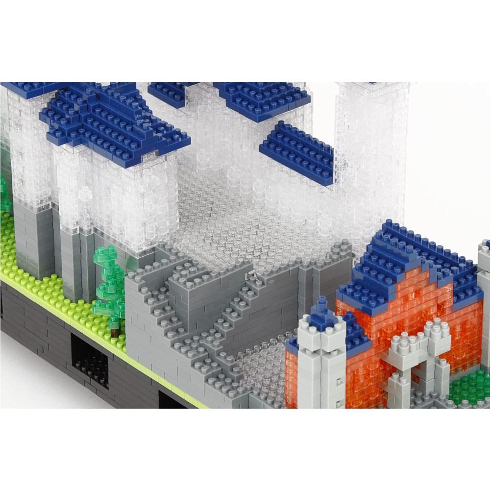 [Эксклюзив Amazon.co.jp] Nanoblock Neuschwanstein Castle Deluxe Edition Прозрачная версия. НБ-009А