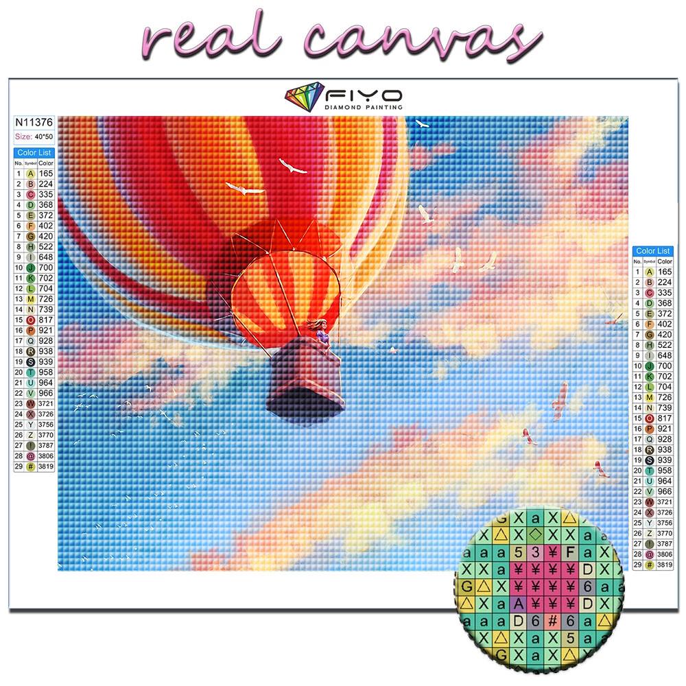 5D DIY Алмазная картина Воздушный шар Вышивка крестиком Алмазная художественная вышивка Мозаика Домашний деко