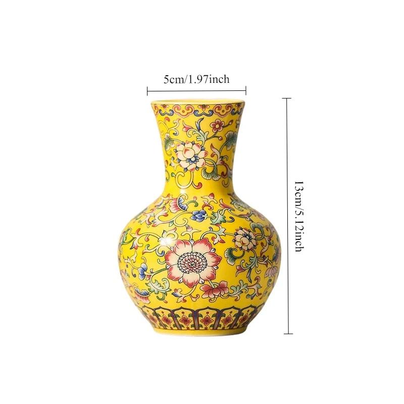 Антикварная ваза для цветов ручной работы, фарфоровая бутылка, домашний декор, винтажная керамическая ваза, емкость для цветов, украшение комнаты, рождественский подарок