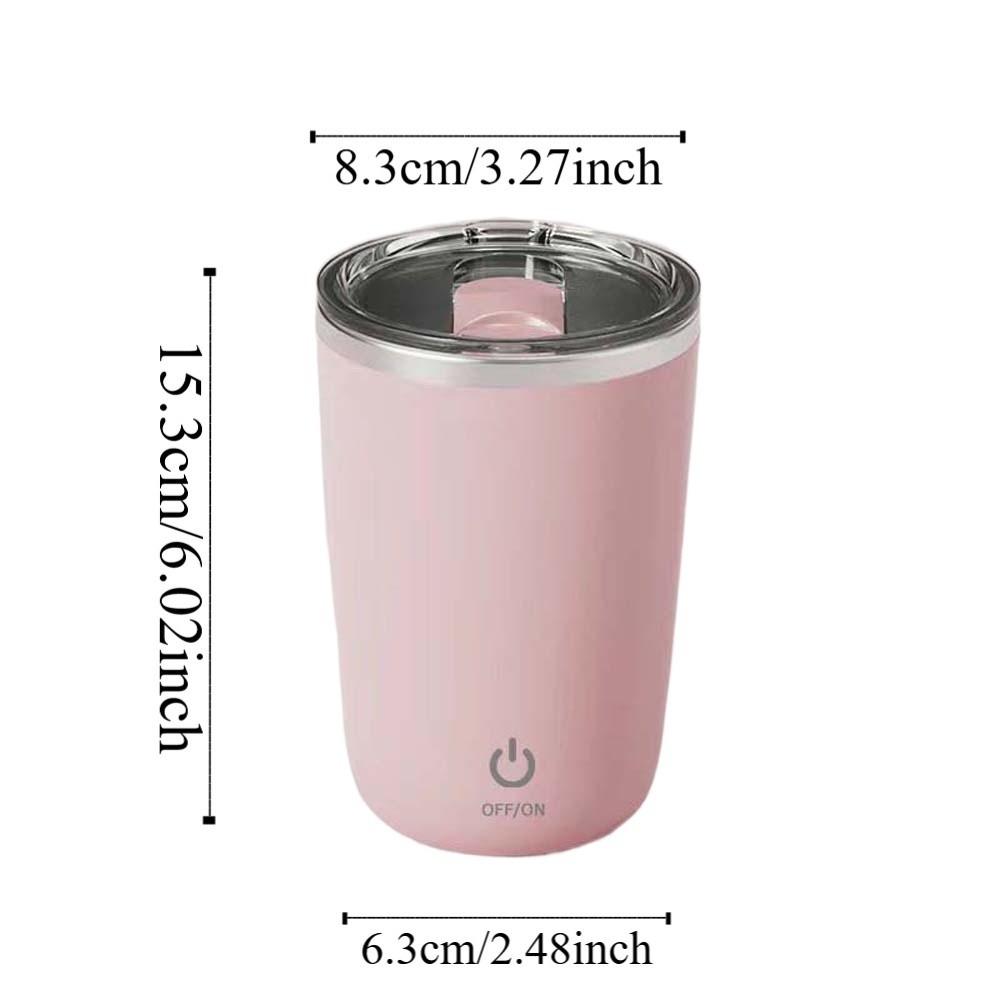 Auto Rotate Electric Mixing Cup 304 Stainless Steel Stirring Coffee Cup Kitchen