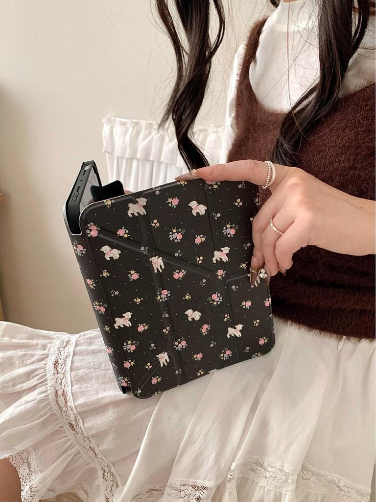 Floral Little Sheep 3Y Magnetic Case: Upgrade for iPad Pro 2021, Enhanced Tablet Protection