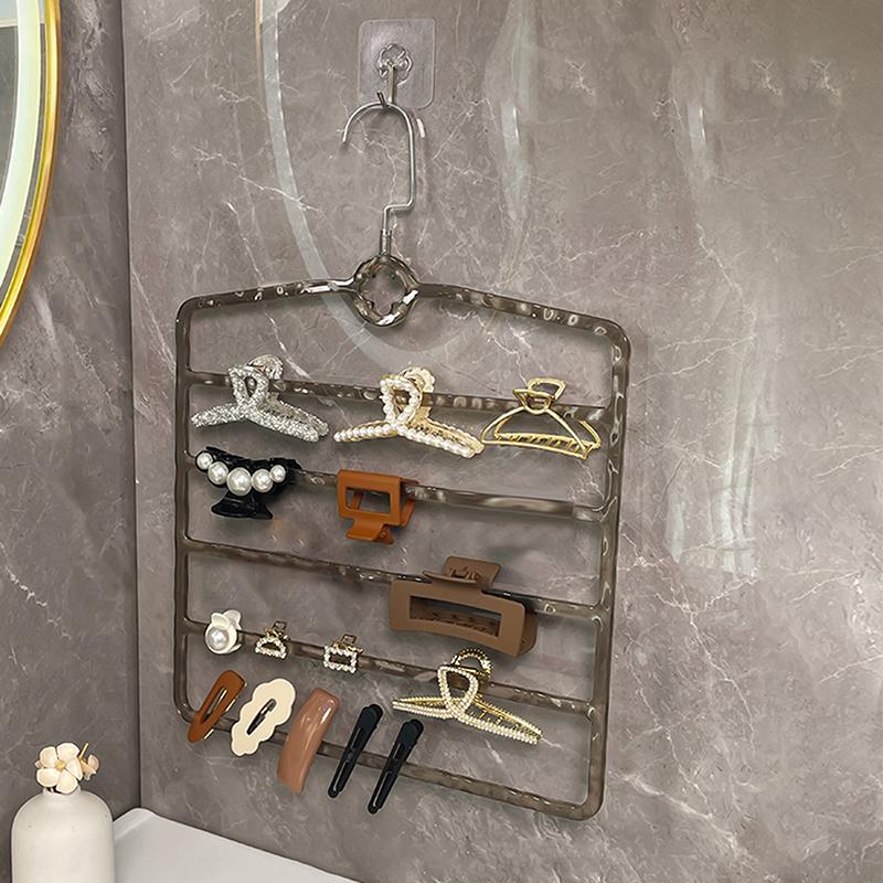 Стеллаж для хранения когтей для волос, органайзер, большая емкость, держатель для повязки на голову, настенная вешалка для шпильки, многофункциональная вешалка для хранения