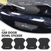 2026 Hot Alfa Romeo 4PCS Carbon Fiber Car Door Handle Protection Sticker Emblem Accessories For Alfa Romeo Giulietta GT 159 147 