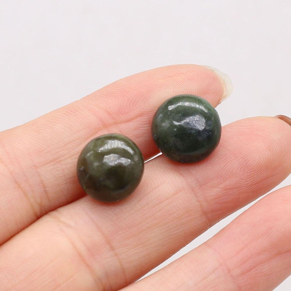 Серьги из натурального камня для женщин, серьги-гвоздики с хлебными бусинами, серьги-гвоздики на свадьбу, день рождения, любовь, романтический подарок