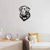 1pc Metal Labrador Dog Wall Decor - Gardening Wall Hanging for Boys & Girls Rooms, Kindergarten, Living Room, and Nursery