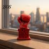 Motivational Office Accessory Never Give Up Boxing Glove Statue, Inspiring 3D-Printed Ornament for Home Inspirational Desk Decor Decor, Gift Athletes,