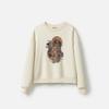 Broadcast Women's Printed Loose Sweatshirt