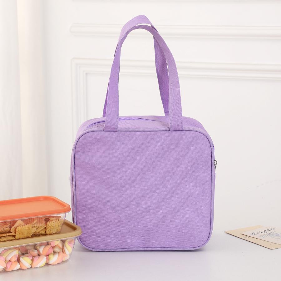 Ручная термосумка для ланча, водонепроницаемая и маслостойкая, сумка-тоут в мультяшном стиле, многофункциональная сумка для хранения